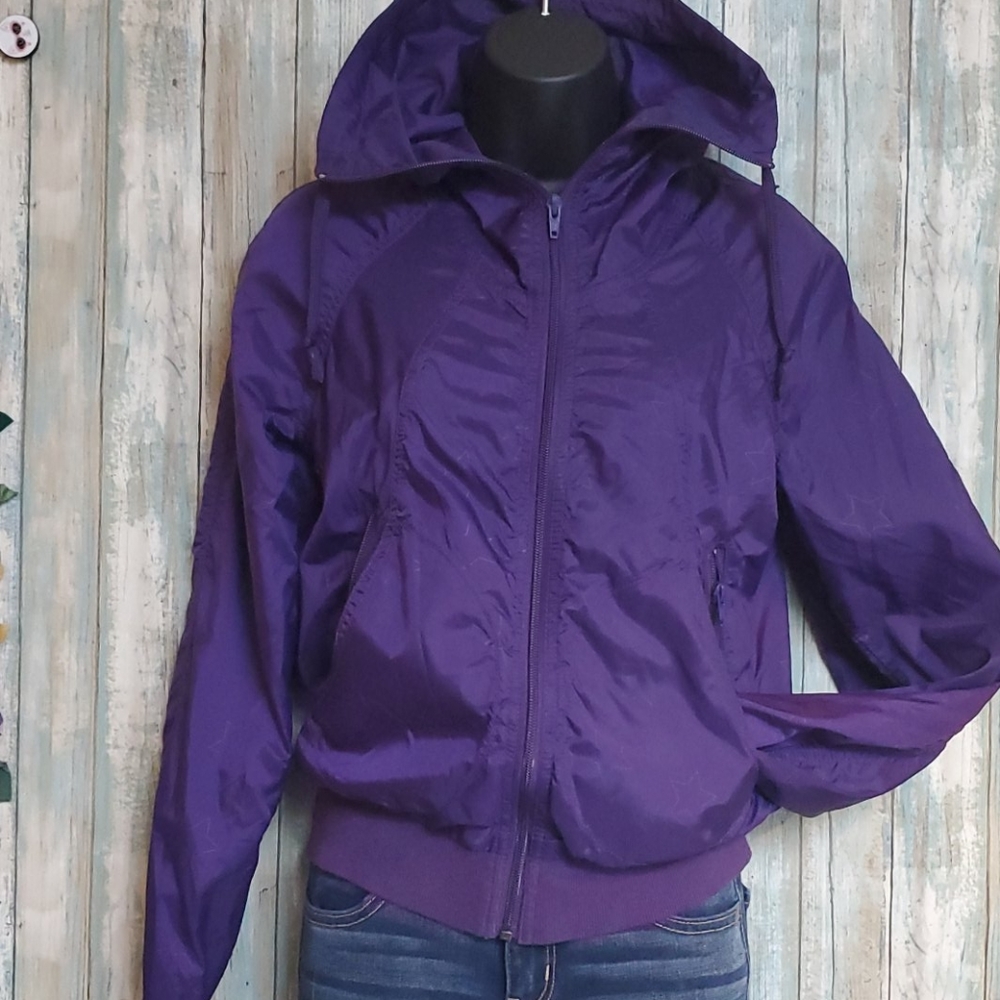 H&M purple wind breaker